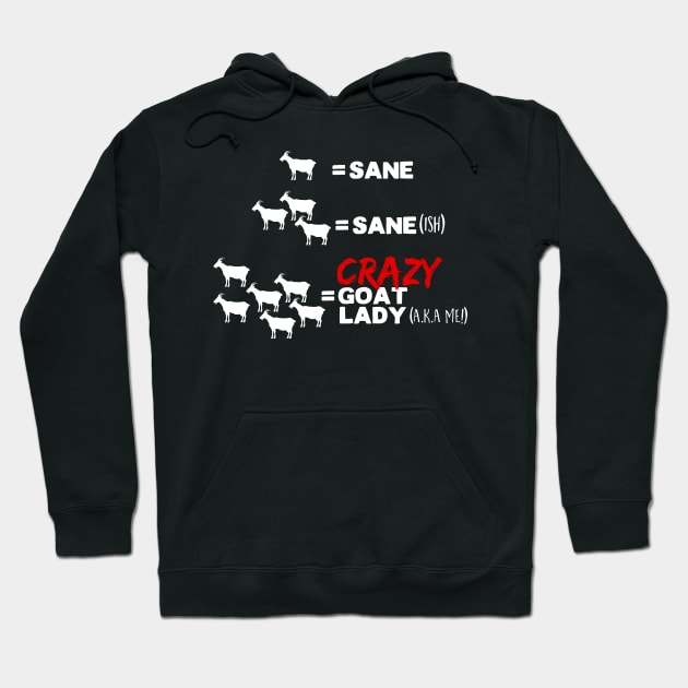 Crazy Goat Lady Hoodie by thingsandthings